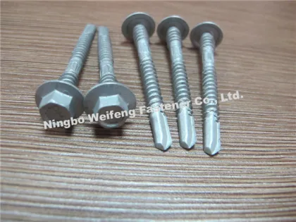 patta self drilling screws with hex head washer,without EPDM