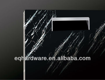 Modern Stainless Steel Kitchen Marble Black Cabinet Inox Door