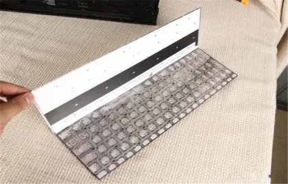 2.4mm Universal Black Computer Led Backlight Keyboard , Laptop / Pc's Keyboard