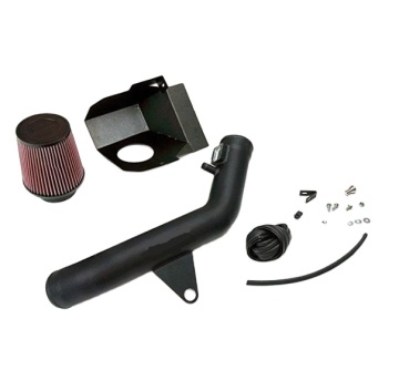 Black Shortram Air Intake Kit with Heat Shield for BMW M135i/M135ix F/F21 3.0L Turbo N55 (2012-2016)