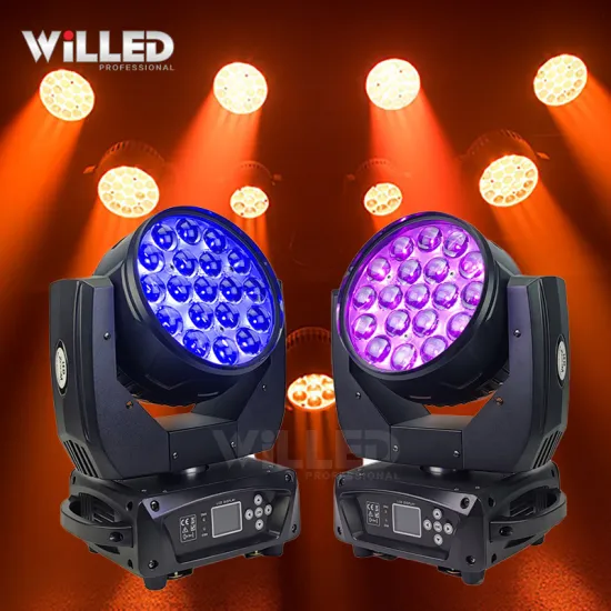 Stage DJ Light DMX MAC Aura XB 19* 15W LED Zoom Moving Head Wash for Concerts and Nightclubs