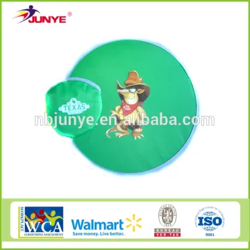 NingBo JunYe wholesale nylon foldable frisbee