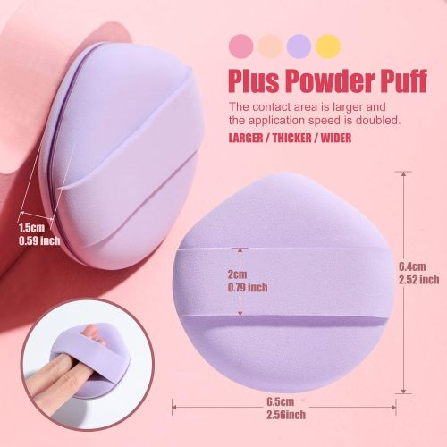 Multi-colored Makeup Sponges Pack of 4