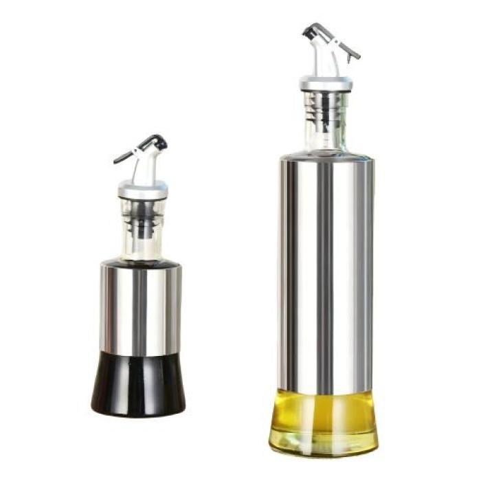 Elegante Ölspenderflasche aus Edelstahl in Lebensmittelqualität