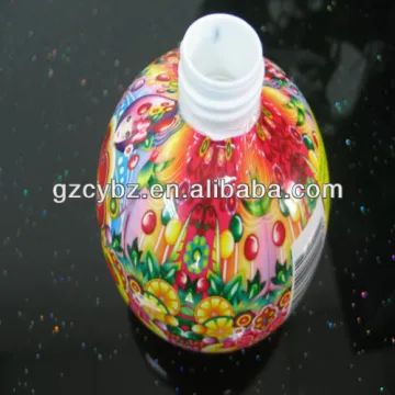 30u shampoo shrink wrap juice bottle label