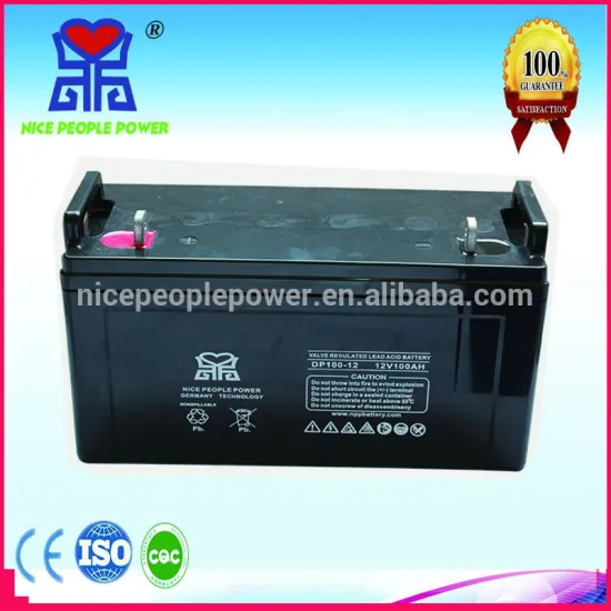 CE, MSDS approved maintenance free 12v 100ah lead acid ups and solar battery