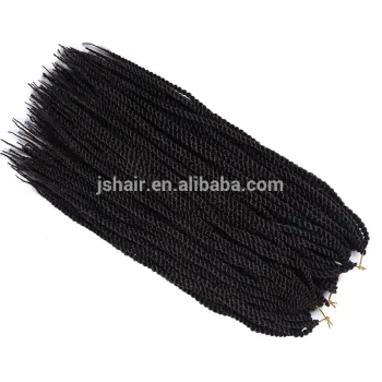 popular 3X pack 18inch crochet braids with synthetic hair, crochet hair extension synthetic braids
