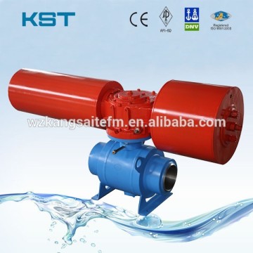 Ball Valve With Heavy Duty Scotch Yoke Pneumatic Actuator