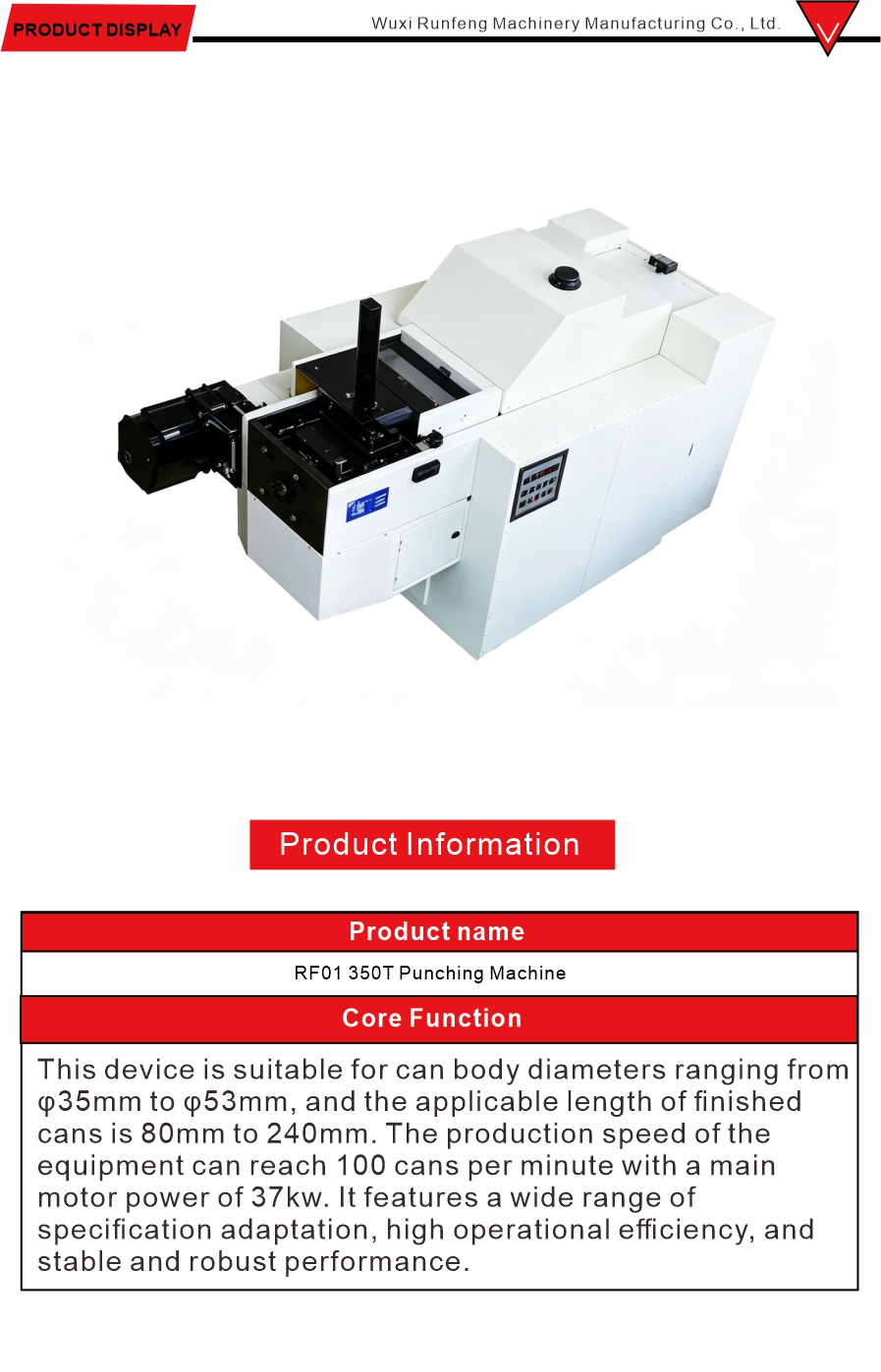 Metal Forming Stamping Machinery