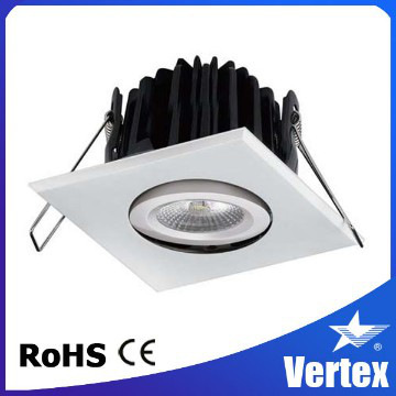 Square IP65 Aluminium fire rated Dimmable COB 8W Led Light