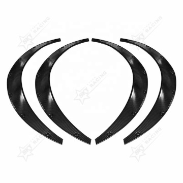 Universal Hot Sale Carbon Fiber ABS JDM Car Wheel Flares for Toyota, Nissan, Ford, Suzuki, Audi, Honda
