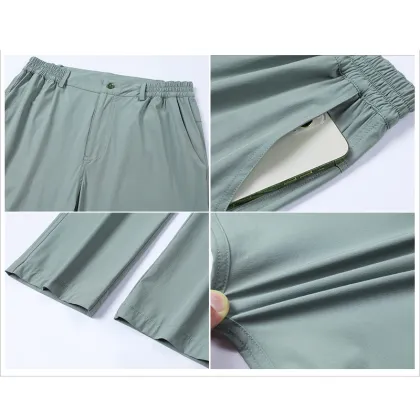 Men`s Training Pants with Zipper Pockets