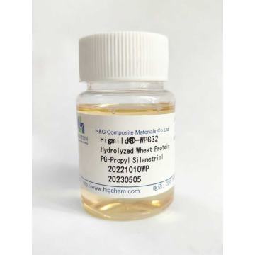 القمح المتحلل PG-Propyl Silanetriol قوة ولمعان