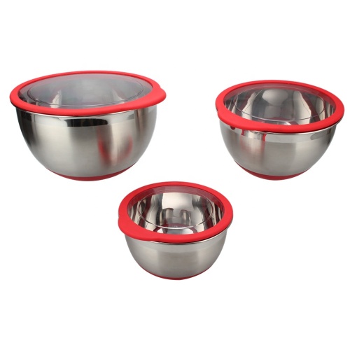 Stainless Steel Mixing Bowl With Silicone Base