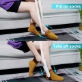 Flexible Sock Aid for Seniors Post-Surgery Blue