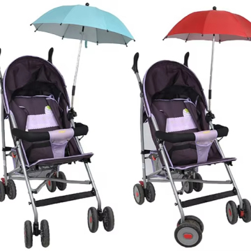 Universal Baby Stroller Sun Umbrella with UV Protection and 360° Adjustability