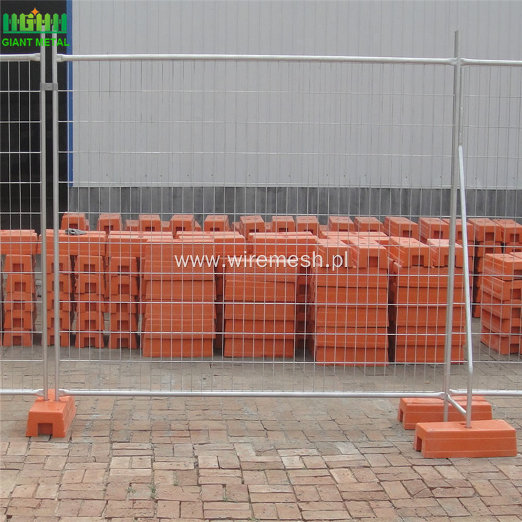 galvanized crowd control barriers fence