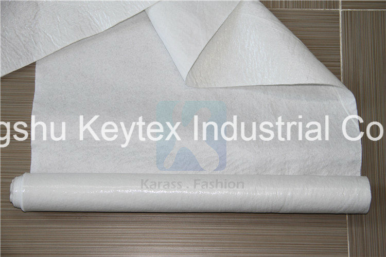 Fabricat în China Textile 2018 țesături nețesute cu pâslă albă lipici lipicios