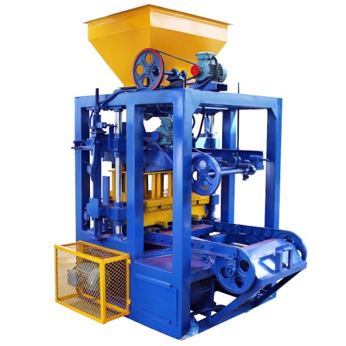 Semi Automatic Concrete Solid Brick Making Machine