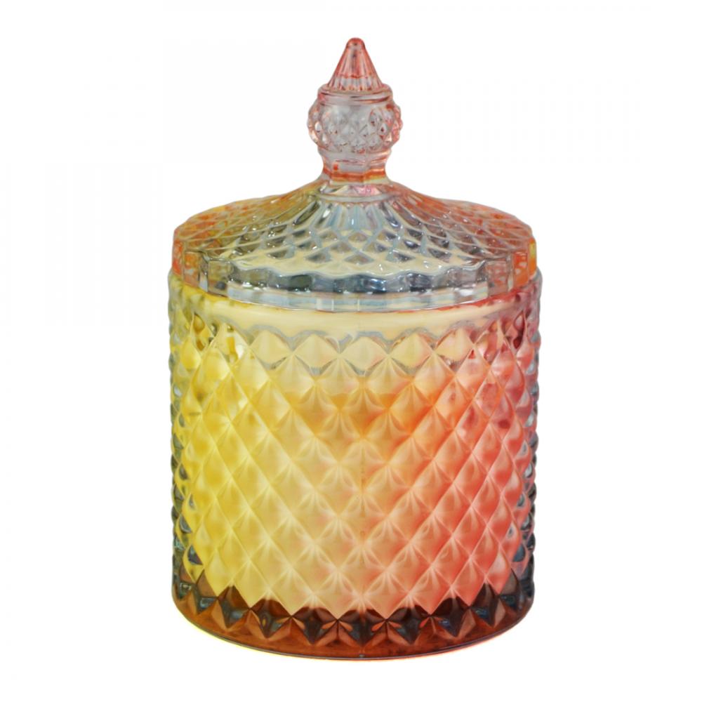 Casamento favor Mongolian Yurt Home Scented Velas de vidro