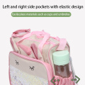 Cute pink cartoon large capacity mommy shoulder bag