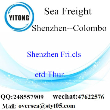 Consolidation du port de Shenzhen LCL à Colombo