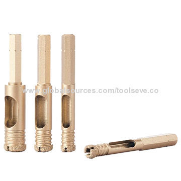 Brazed diamond hole saw, durable