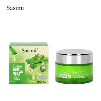 Natural Organic Anti-Wrinkle Collagen Moisturizing Face Cream with SASIMI and Aloe Vera
