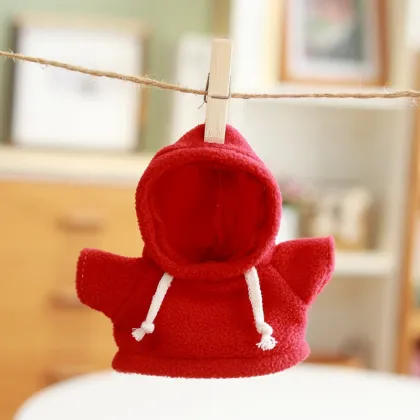 Customizable Unisex Cotton Teddy Bear Rag Doll Plush Hoodie for Anniversaries