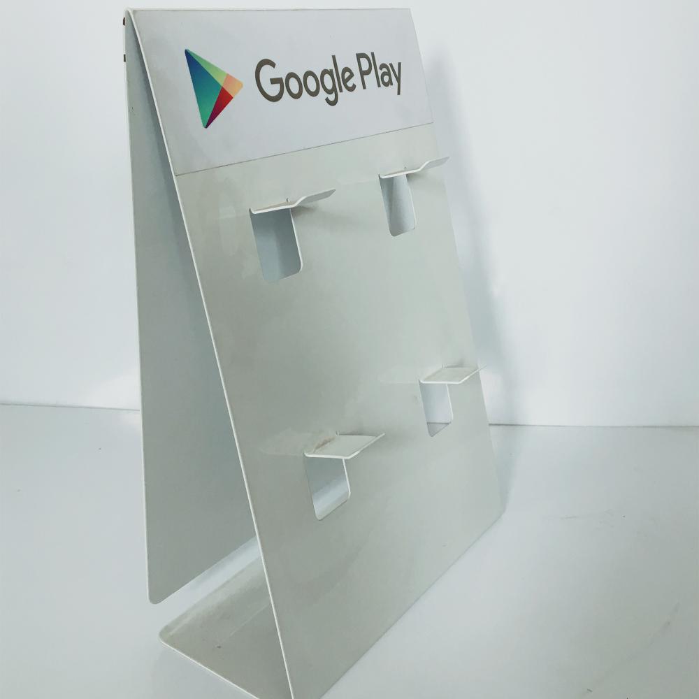 Mobile phone accessory display stand