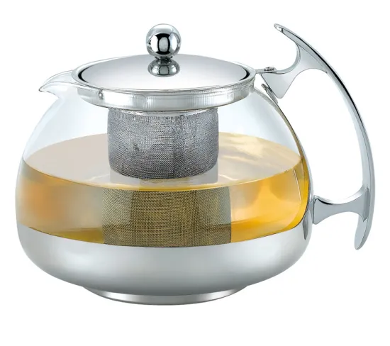 glass teapot with strainer,stainless steel glass teapot, best glass tea pots