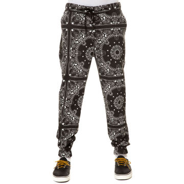 Mens Cotton Spandex Training Pants Slim Fit Gym Joggers