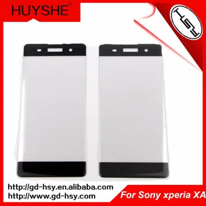 HUYSHE 3d tempered glass screen protector for sony xperia xa perfect fit your phone