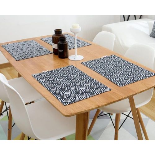 Set de table en tissu de style japonais moderne