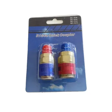 R134a Quick Coupler AC Refrigerant Hose Adapter for Low Side: Efficient Refrigerant Filling Solution