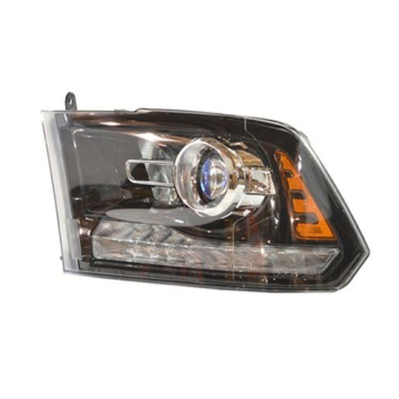 ไฟหน้าสำหรับ 2016-2017 Dodge Ram 2500/1500 - ไฟหน้าปัดสีดำ CH2503289 68324933AB