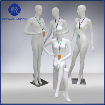 Canton fair fashion white whole body sexy lifelike female mannequin