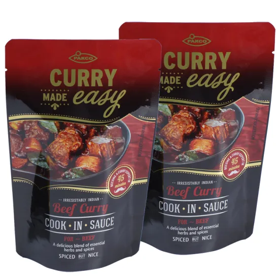 Retort Bag Food Custom Stand Up Pouches