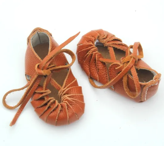 Hot sell Genuine Leather infant shoes cheap Wholesale Baby sandals