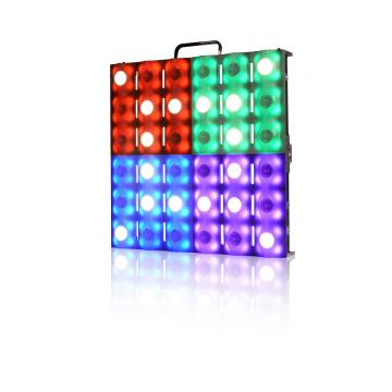 36PCS 3W الأبيض و RGB لوحة مصفوفة LED