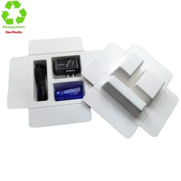 Pulp Molding Sugarcane Bagasse Paper Packaging Tray Insert