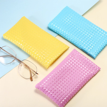 Fashion High Quality PU Luxury Sunglasses Case Leather Glasses Bag Pouch