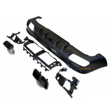 GLS Class X167 Rear Diffuser for Mercedes-Benz X167 Facelift GLS63 with Tips 2020-2021