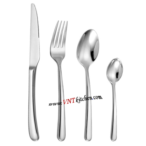 VNTD249 stainless steel with mirror polished high quality cutlery set