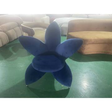 Wohnzimmer Stoff florale elegante Design Lounge Stuhl