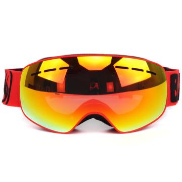 2024 Kids Ski Snow Goggles: Frameless Dual-Layer UV-Schutz Anti-Fog-Weitwinkel-Kugellinse