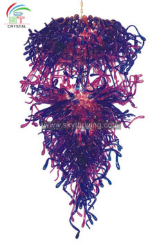factory project murano glass pendant chandelier lamp/ crystal glass lighting