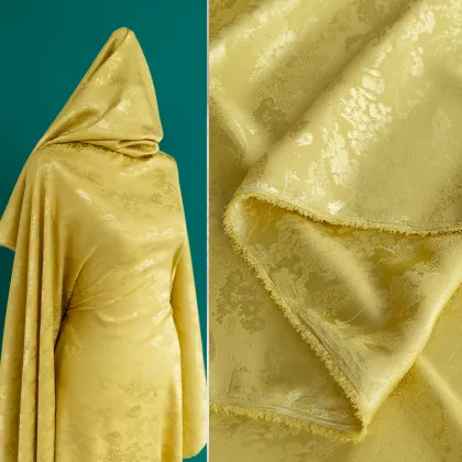 Retro Jacquard Two-tone Cheongsam Satin Fabric