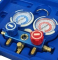 MG-2-R134A R410A GAUGOLD GAUGE SET HVAC نظام التبريد التلقائي مكيف الهواء AC الشحن R22 R12 R502 404 AC GAUGE