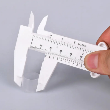 Plastik Mikro Bıçak Kaş Cetveli - Uygun Fiyat Ölçüm Aracı